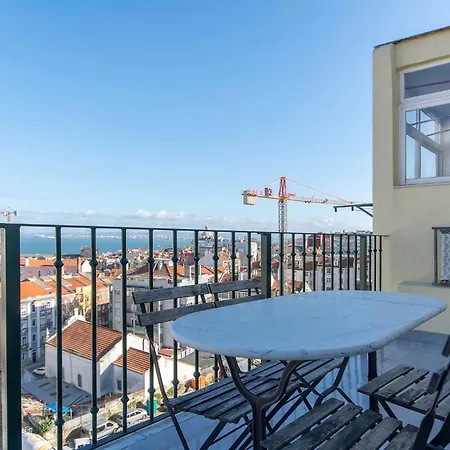 Amidst The Rooftops Of Apartment Lisbon